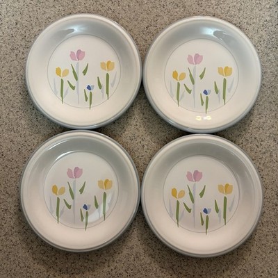 Studio Nova Villager FRESH MINT Salad Plates 7.75  JF004 Set Lot of 4 Cottagcore