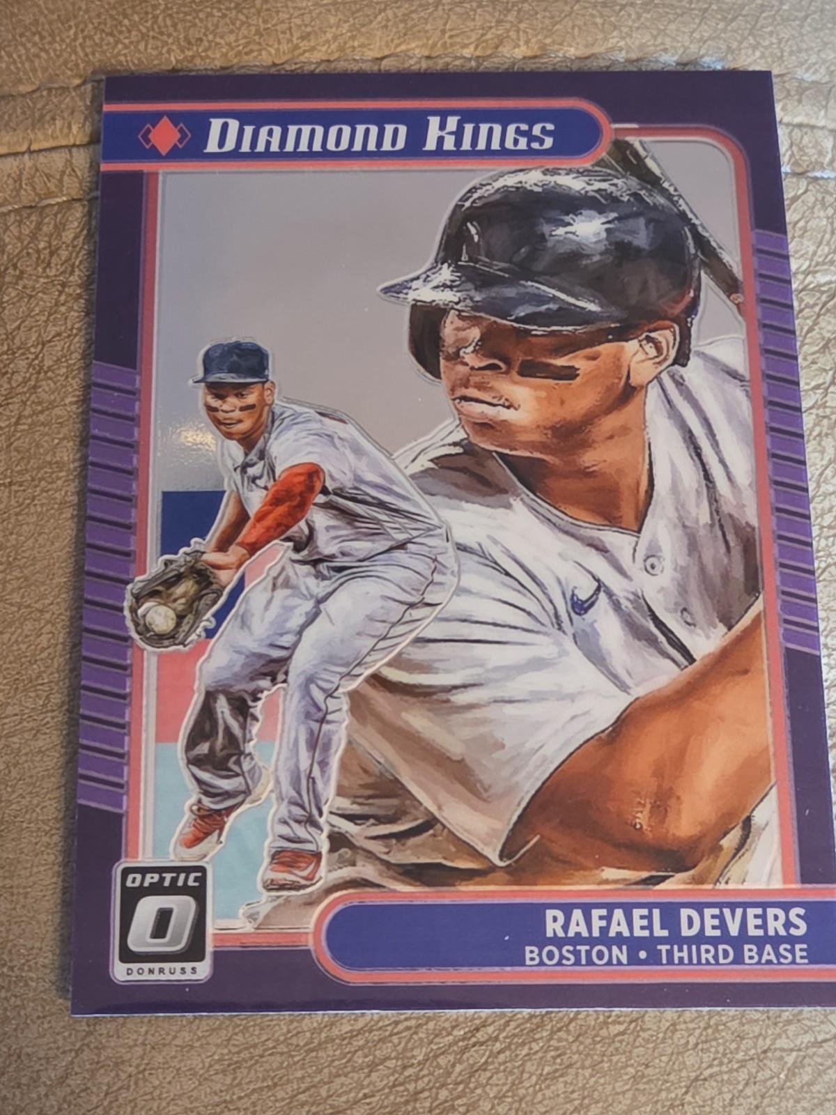 2021 Donruss Optic Diamond Kings Rafael Devers Boston Red Sox #5