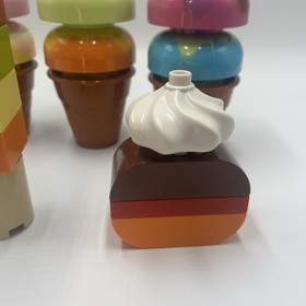 Lego Duplo Creative Ice Cream Set Popsicle Desserts 10574 Incomplete