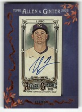 2025 Topps Allen & Ginter Seth Lugo Blue Mini Framed Auto /99