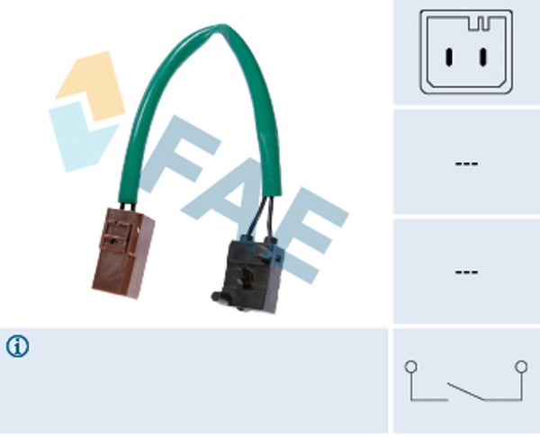 Schalter KupplungsbetäTigung (Gra) FAE 24905 FüR Picasso 3E N68 Xsara 3A C5 XM 1-image