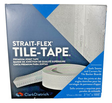 Clark Dietrich Strait Flex Tile-Tape 2.25&rdquo; x 100&rsquo; Premium Joint Tape Made In USA