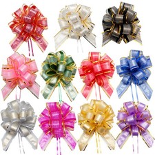 Large Pull Bows 22 PCS 6 Inch Mixed Color Ribbon Gift Wrap Wedding Basket