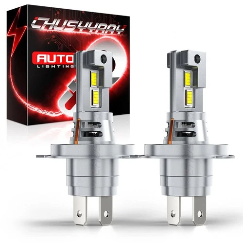 2PCS H4 9003 LED Headlight Bulbs High Low Beam Super Bright 6500K White
