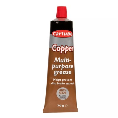 Carlube XCG070 Kupferfett Mehrzweck 70g verhindert Quietschen der Scheibenbremse