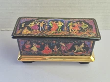 Nutcracker Russian Ballet Music Box Ardleigh Elliott Sons 1991 Heirloom Trinket
