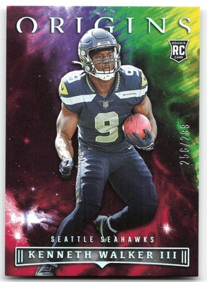 Kenneth Walker III RC 2022 Panini Origins Red #/299 Seahawks
