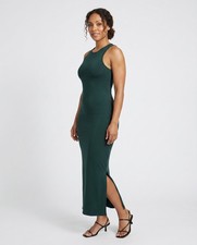 Heart & Hips Women's Maxi Sleeveless Slit hem Dress