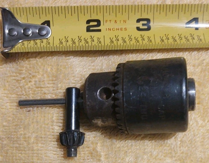 Black & Decker Drill Chuck, 3/8-24 Thd, 1/16-3/8 Cap, with Key