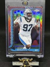 2025 NFL Topps Chrome Bobby Brown III Leather Refractor