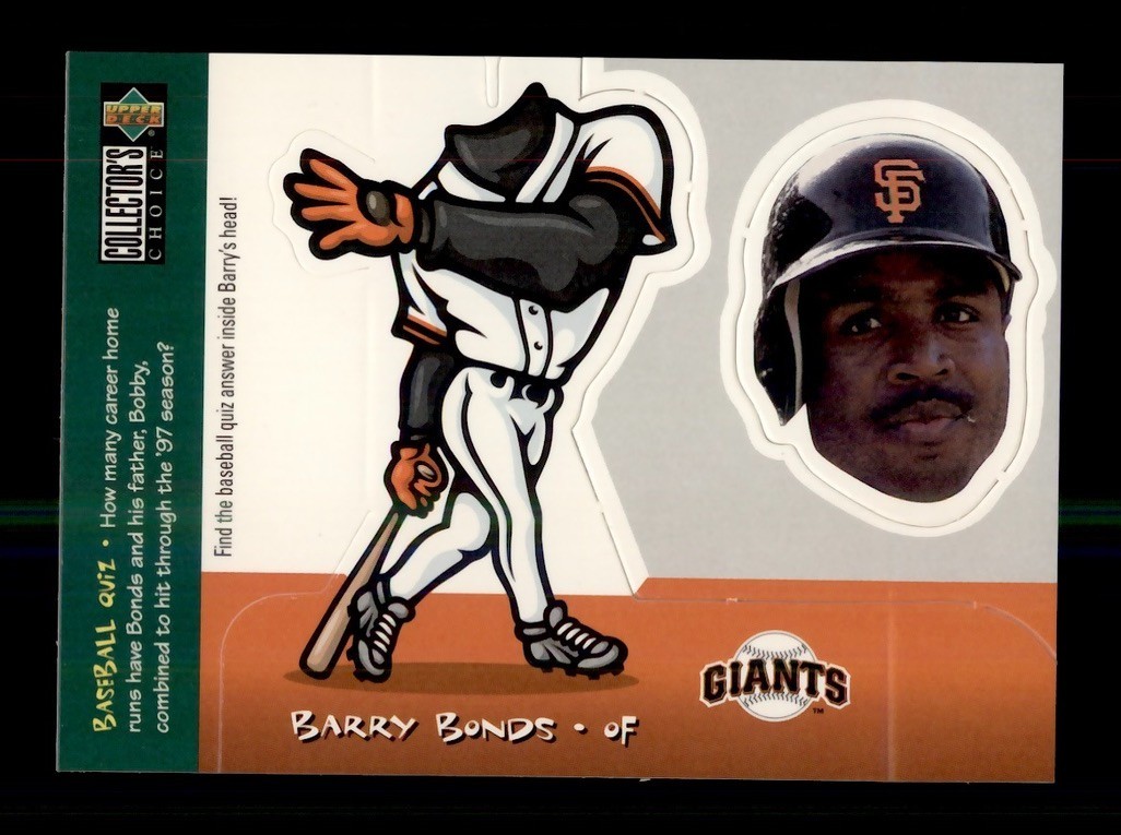 1998 Upper Deck Collector's Choice - Mini Bobbing Heads Barry Bonds #24