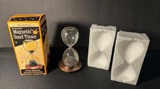 The Original Reversable Magnetic Sand Timer Westminster NIB