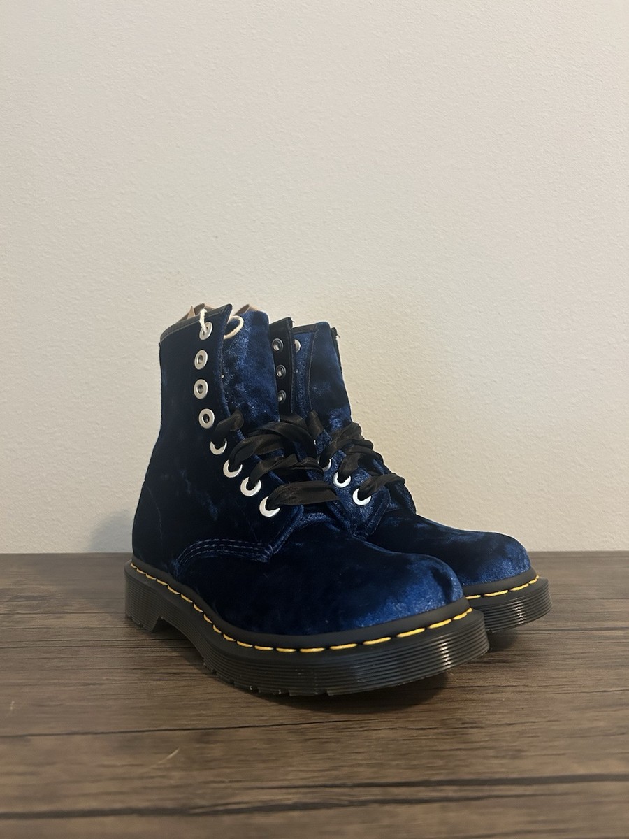 Crushed Velvet Velvet Pascal Doc Martens Velvet Pascal Vegan Suede