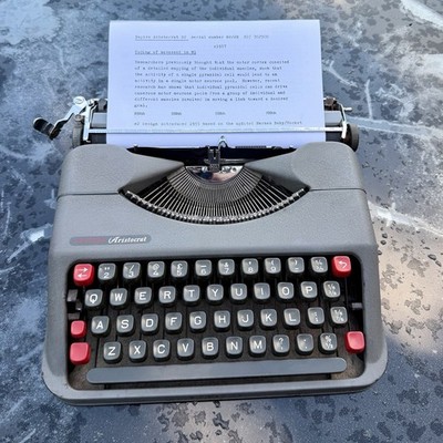 Empire Aristocrat Portable Typewriter (UK Hermes Baby) - Serviced
