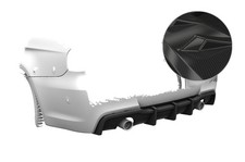 CSR Diffusor | Heckansatz mit ABE für BMW 3er E90 / E91 HA256-C Carbon Look Hoch