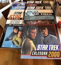 Star Trek Vintage 1990’s-2000’s  Calendars Lot Of 13 VGC