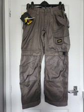 Snickers Work Trousers Size 084 Style 3312 Colour 18/18 Grey/grey New With Tags