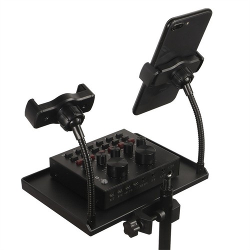 Sound Card Tray Holder 20*14cm/7.9*5.5in Adjustable Bracket Metal ...