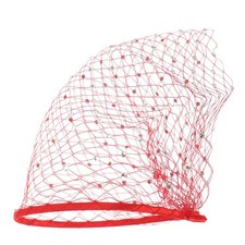 Fascinator Headband with Mesh Veil - Tea Party Accessories for Women - Birdcage