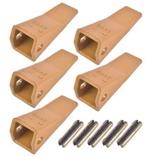 23 230 Series 230S Bucket Teeth with 23TF/23FP Flex Pins for Excavator 5 Piece