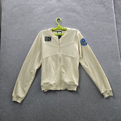 Star Wars Women Jacket L Beige Embroidered Rebel Resistance Galaxy's Edge