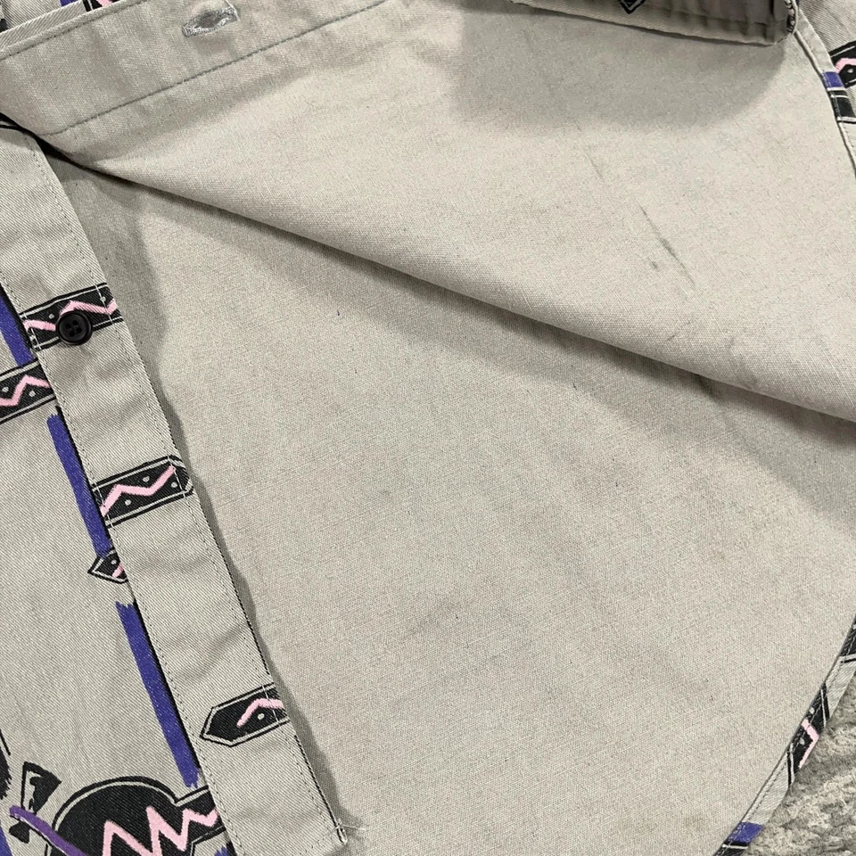 Camisa De Colección Wrangler Frontier Series Para Hombres Grande Brushpopper Azteca Occidental EE. UU. 90s Foto 4 de 4