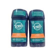2 PACK - Tom's of MAINE DEODORANT • DEEP FOREST  24 Hr PROTECTION 2.8 oz ( 79g )