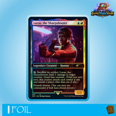 Lucas, the Sharpshooter | Foil | MTG | Secret Lair x Stranger Things | EN | NM