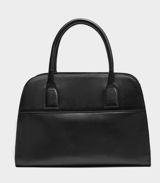 Rudsak YASMINA WOMEN'S LARGE BLACK LEATHER SATCHEL TOTE Bag With Tag