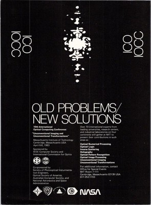 1983 NASA Optical Computing Conference Print Ad Old Problems New Solutions