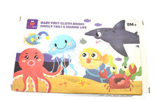 2 Piece HahaLand Baby Books 0-6 Months Touch Feel First Cloth Crinkle Sensory