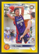 2022-23 Topps NBL Gold #10 Kai Sotto RC /50
