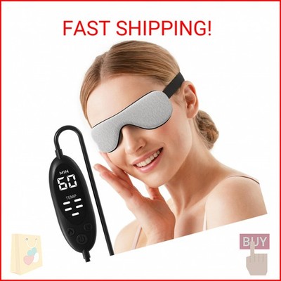 Heated Eye Mask   Warm Compress for Dry Eyes, USB Electric Heating Pad for Stye
