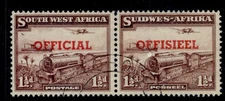 SOUTH WEST AFRICA GVI SG O25, 1½d purple-brown, VFU. Cat £35.