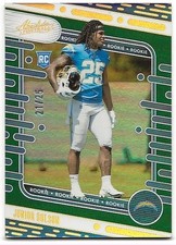 Junior Colson 2024 Panini Absolute Spectrum Green /25 Los Angeles Chargers