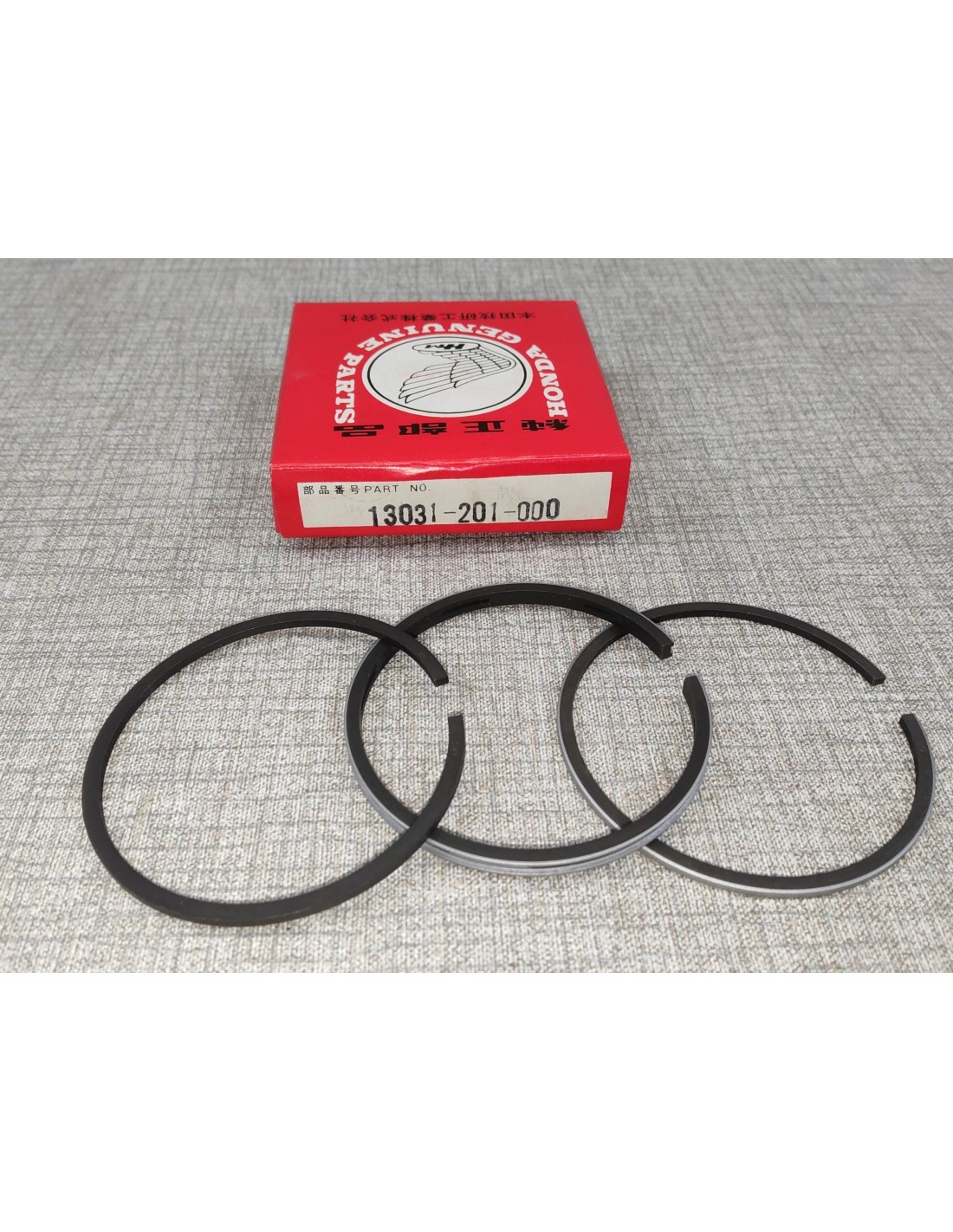 Jeu de segments cote +0.50mm HONDA 13031-201-000 pour entretien et réparation de piston