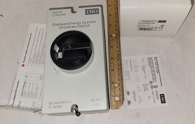 IMO SI16-PEL64R-2-ENP Shutdown Switch 16A 2-Pole IP66 NW Solar Enphase