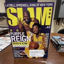 Slam Magazine #43 Purple Reign Shaq & Kobe Los Angeles Lakers Basketball Vintage