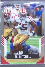 2021 Chronicles Eli Mitchell RC #420 49ers Score Update Rookies Silver