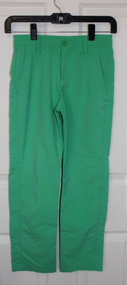 Under Armour  Boys Match Play 2.0 Golf Pants - 10 - GREEN  -  Preowned