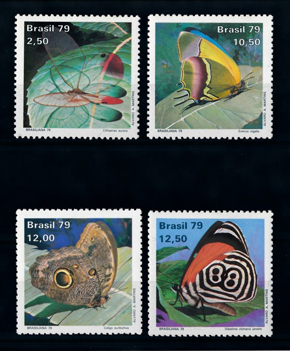 71530] Brazil 1979 Insects butterflies papillons MNH | eBay