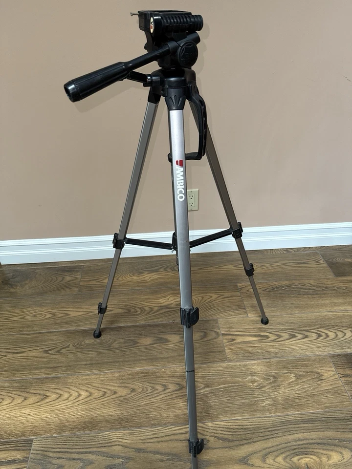 Camera Tripod Ambico V-0551 Camera Tripod Portable 62 Inch - Image 4 of 4