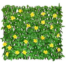 Expandable Fence Privacy Screen for Balcony Patio Outdoor,Decorative Faux Ivy...
