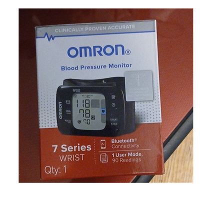 #ad #ad Omron 7 Series Wrist Blood Pressure Monitor Bluetooth 90 Memory Averaging $50.00