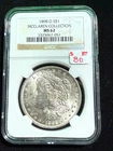 1898 O MORGAN DOLLAR NGC MS 62 MCCLAREN COLLECTION