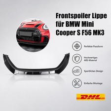Frontspoiler Blende Spoilerlippe Gl&auml;nzend f&uuml;r Mini Cooper S F56 MK3 Sport Rahmen