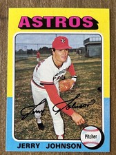 1975 Topps Mini Jerry Johnson Houston Astros 218 NM Or Better
