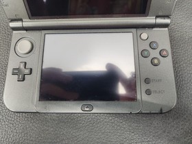 Nintendo 3DS XL Metallic Black Handheld Console RED-001 (No Stylus) *READ* USED