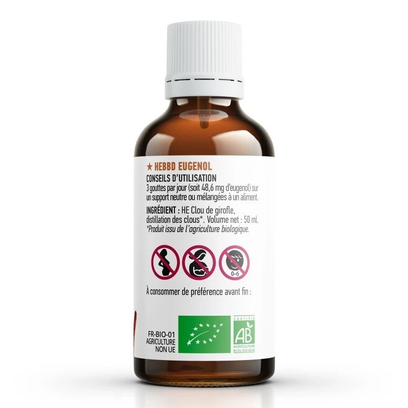 Huile essentielle CLOU DE GIROFLE BIO AB - 50ml - Photo 2/3