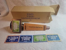 Samuel Sam Adams Seasonal Interchangeable Wooden Beer Tap Handle 9.5” Short NEW